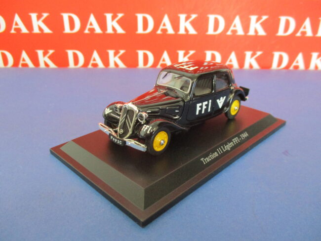 Die cast 1/43 Modellino Auto Citroen Traction 11 Legere FFI 1944 - immagine 2