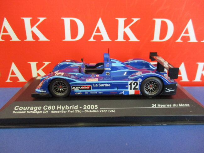 Die cast 1/43 Modellino Auto Courage C60 Hybrid 24H Le Mans 2005