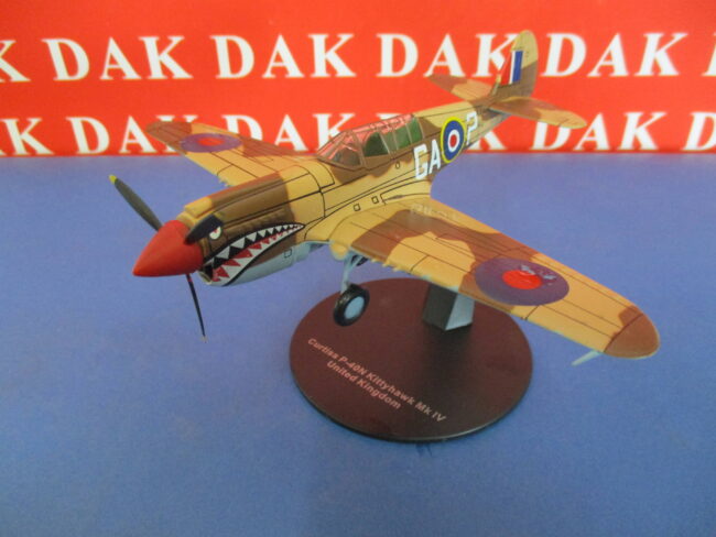 Die cast 1/72 Modellino Aereo Aircraft Curtiss P-40N Kittyhawk MK.IV R.A.F. U.K.