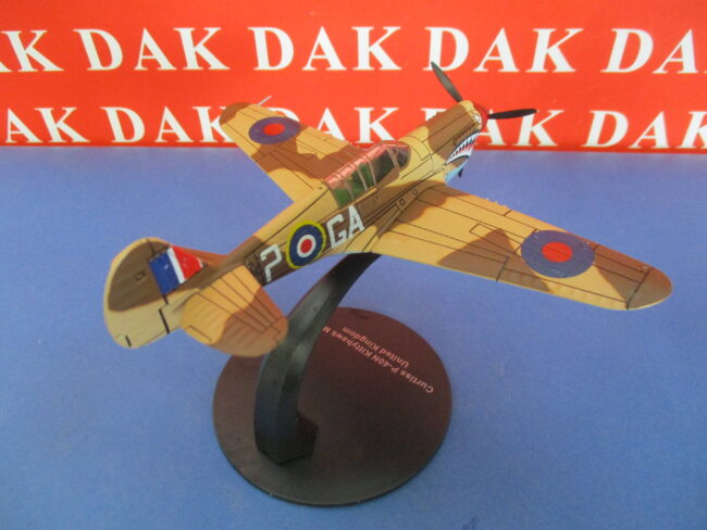 Die cast 1/72 Modellino Aereo Aircraft Curtiss P-40N Kittyhawk MK.IV R.A.F. U.K. - immagine 3