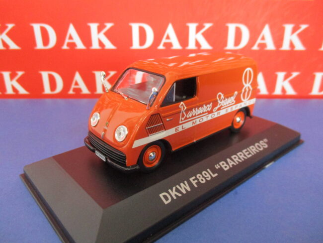 Die cast 1/43 Modellino Furgone Pubblicitario DKW F89L Barreiros Diesel - immagine 2