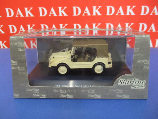 Die cast 1/43 Modellino Auto Jeep DKW Munga 4 ambulanza chiusa by Starline - immagine 5