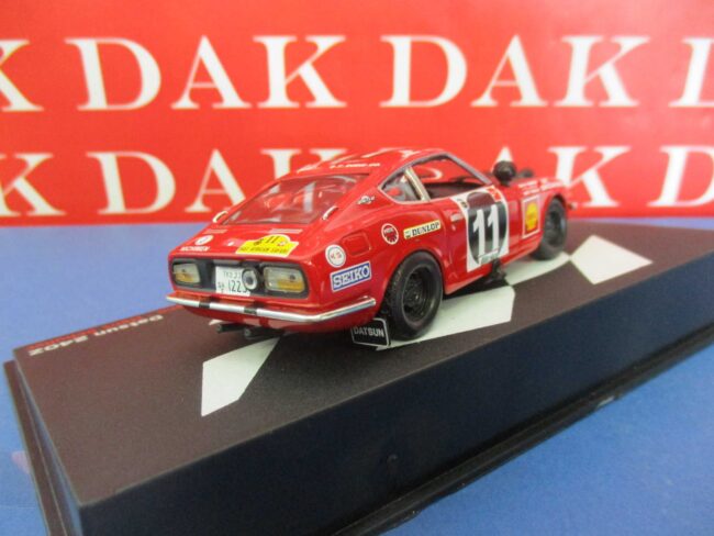 Die cast 1/43 Modellino Auto Datsun 240Z Rally Safari 1971 H. Hermann - immagine 3