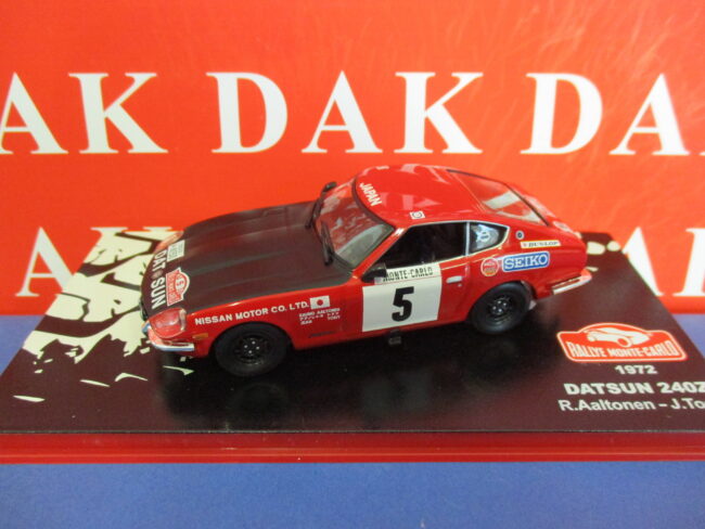 Die cast 1/43 Modellino Auto Datsun 240Z Rally Monte Carlo 1972 R. Aaltonen