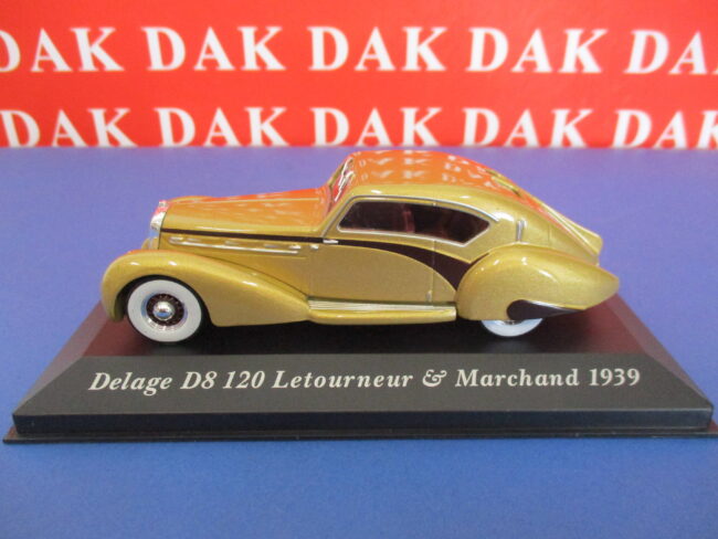 Die cast 1/43 Modellino Auto Delage D8 120 Letourneur & Marchand 1939