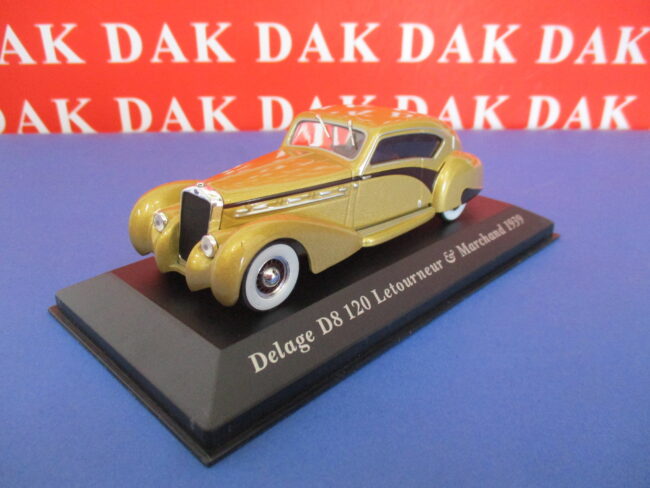 Die cast 1/43 Modellino Auto Delage D8 120 Letourneur & Marchand 1939 - immagine 2