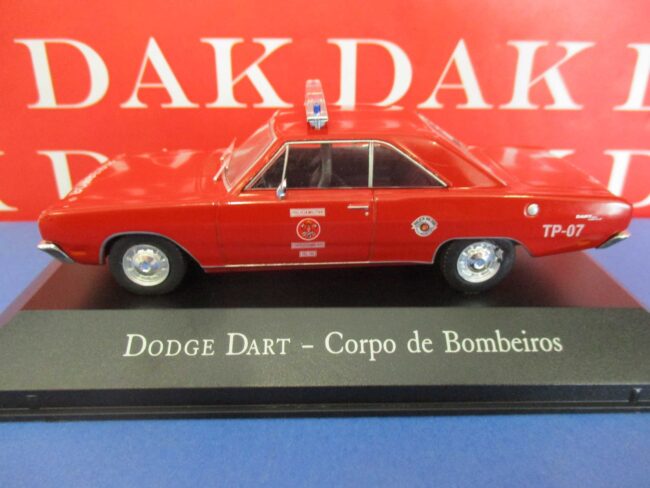 Die cast 1/43 Modellino Auto Dodge Dart Pompieri Brasile