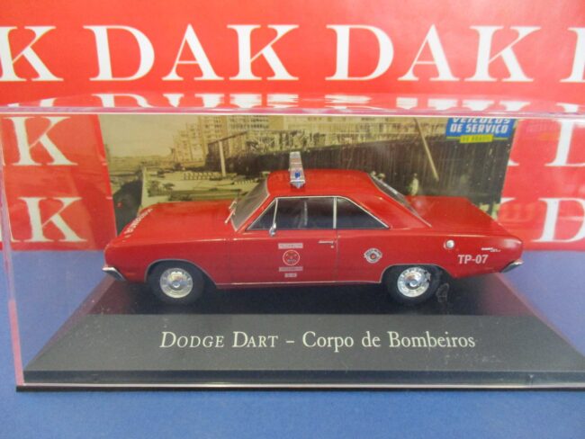 Die cast 1/43 Modellino Auto Dodge Dart Pompieri Brasile - immagine 4