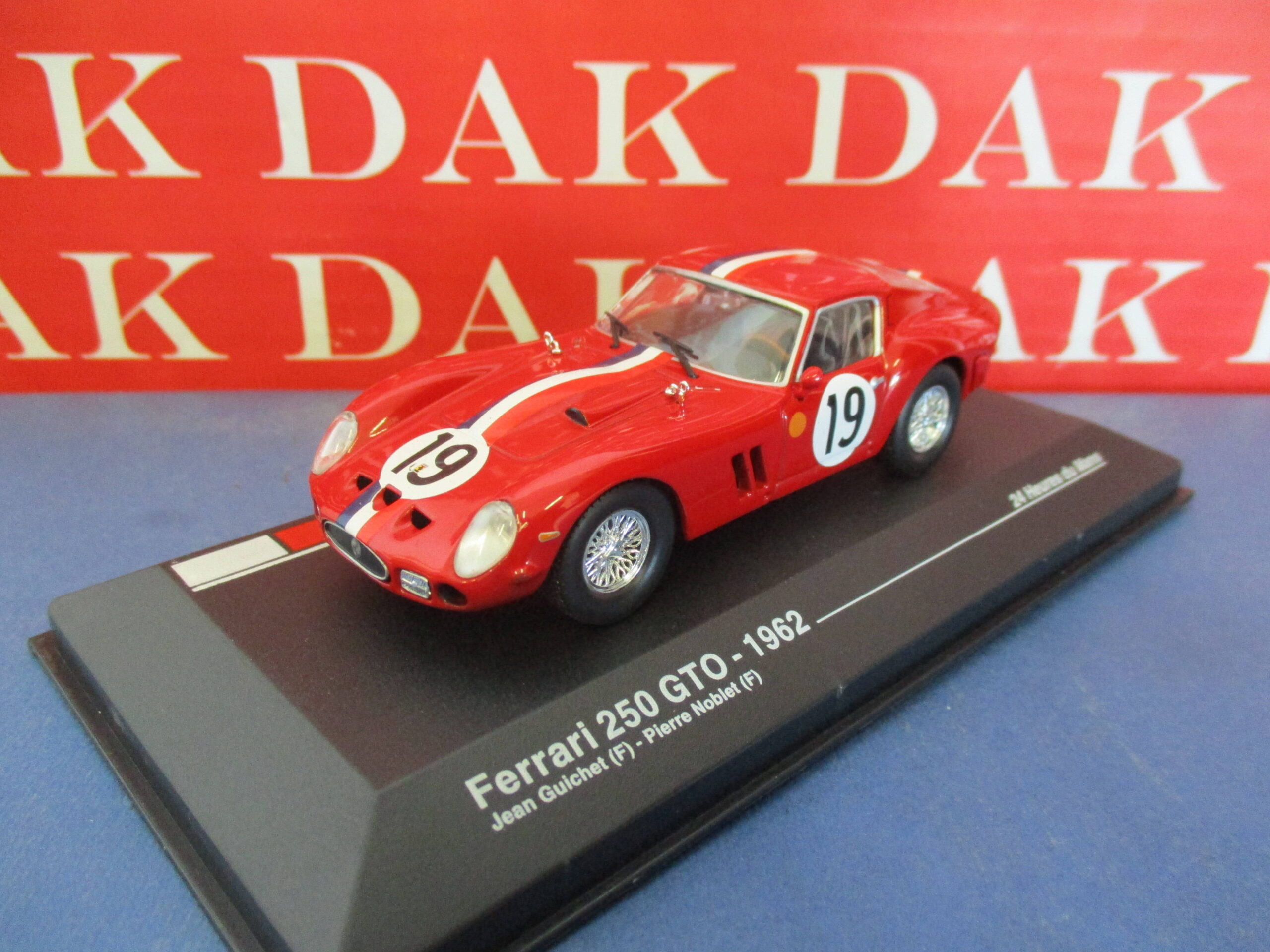 Die cast 1/43 Modellino Auto Ferrari 250 GTO 24H Le Mans 1962 - Dak Mantova  sas