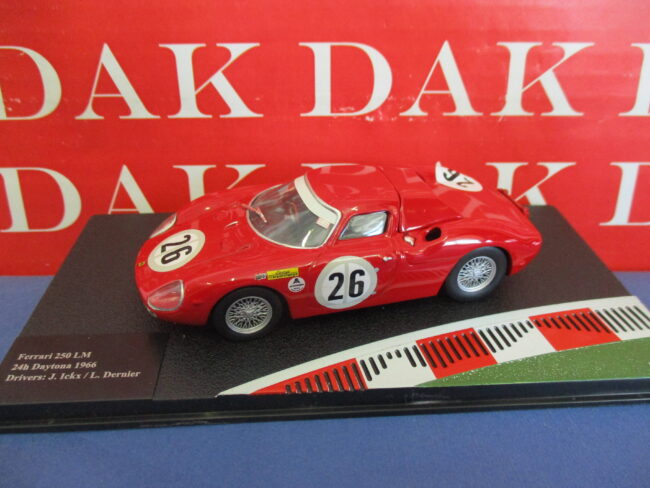 Die cast 1/43 Modellino Auto Ferrari 250 LM N26 24H Daytona 1966 J. Ickx