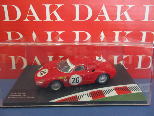 Die cast 1/43 Modellino Auto Ferrari 250 LM N26 24H Daytona 1966 J. Ickx - immagine 4