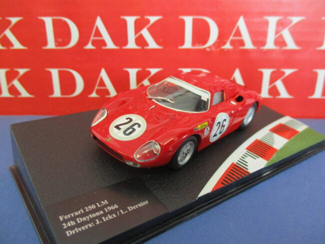 Die cast 1/43 Modellino Auto Ferrari 250 LM N26 24H Daytona 1966 J. Ickx - immagine 2