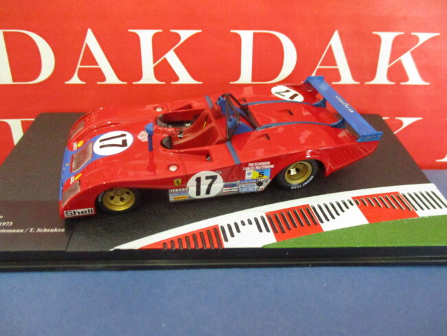 Die cast 1/43 Modellino Auto Ferrari 312 P N17 - 24H Le Mans 1973 C. Reutemann - immagine 2