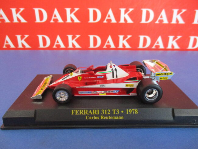 Die cast 1/43 Modellino Auto F1 Ferrari 312 T3 1978 C. Reutemann