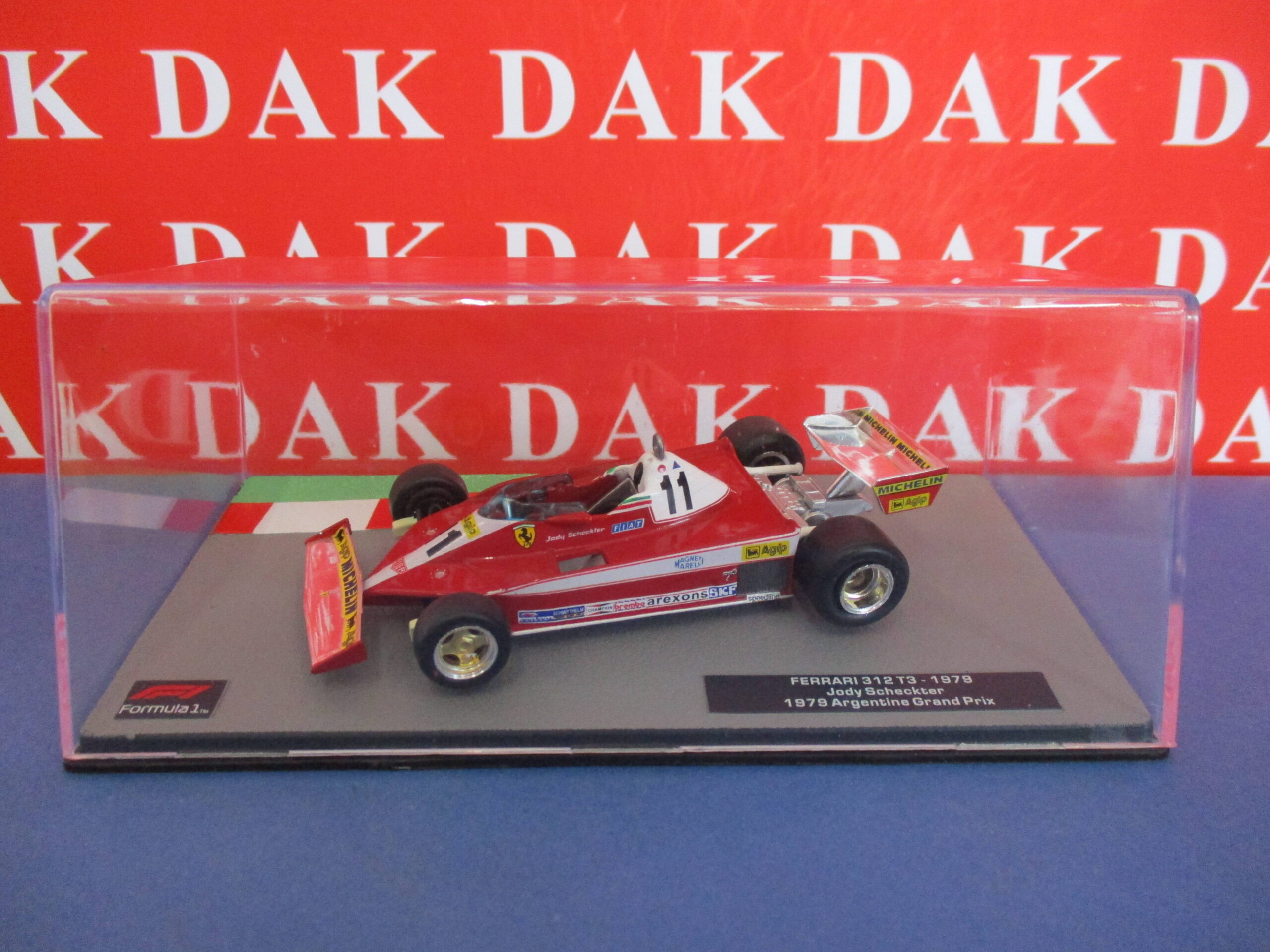 Scale Racing Cars 1/43 Scale built kit 15AUG4 Ferrari 312 T3 Monaco 79  Scheckter