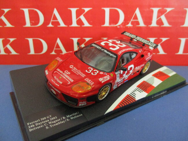 Die cast 1/43 Modellimo Auto Ferrari 360 GT N33 24H Daytona 2003 - immagine 2