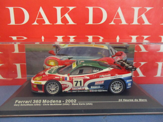 Die cast 1/43 Modellino Auto Ferrari 360 Modena 24H Le Mans 2002 - immagine 4