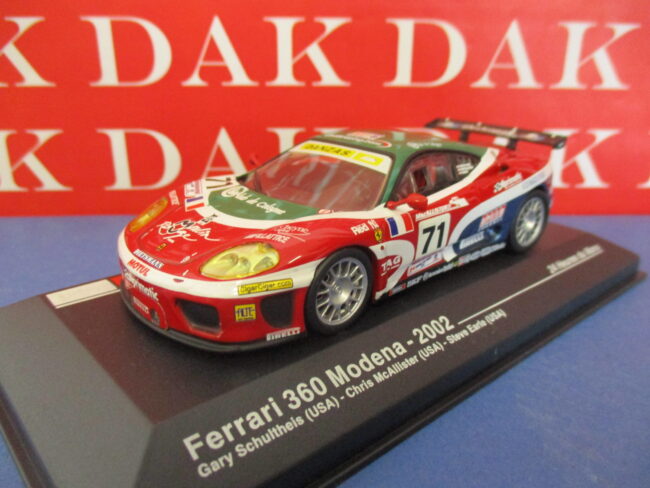 Die cast 1/43 Modellino Auto Ferrari 360 Modena 24H Le Mans 2002