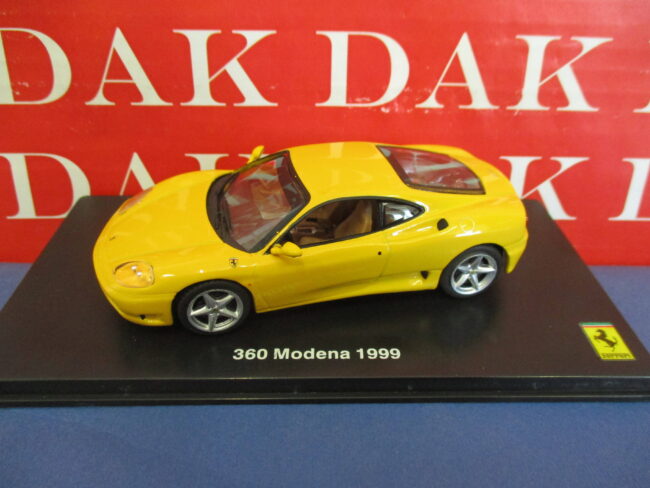 Die-cast 1/43 Modellino Auto Ferrari 360 Modena 1999 gialla