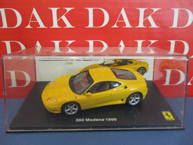 Die-cast 1/43 Modellino Auto Ferrari 360 Modena 1999 gialla - immagine 4