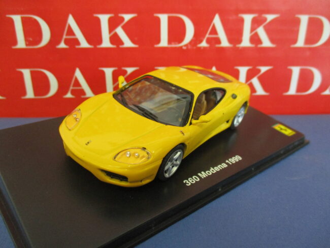 Die-cast 1/43 Modellino Auto Ferrari 360 Modena 1999 gialla - immagine 2