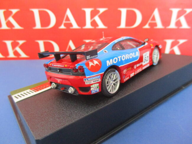 Die cast 1/43 Modellino Auto Ferrari F430 GTC N50 Motorola FIA 2007 T. Vilander - immagine 3