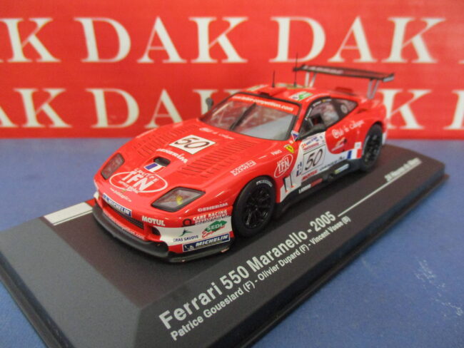 Die cast 1/43 Modellino Auto Ferrari 550 Maranello 24H Le Mans 2005 - immagine 2