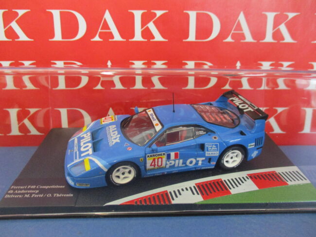 Die cast 1/43 Modellino Auto Ferrari F40 Competizione N40 4H Anderstorp BPR 1995 - immagine 2