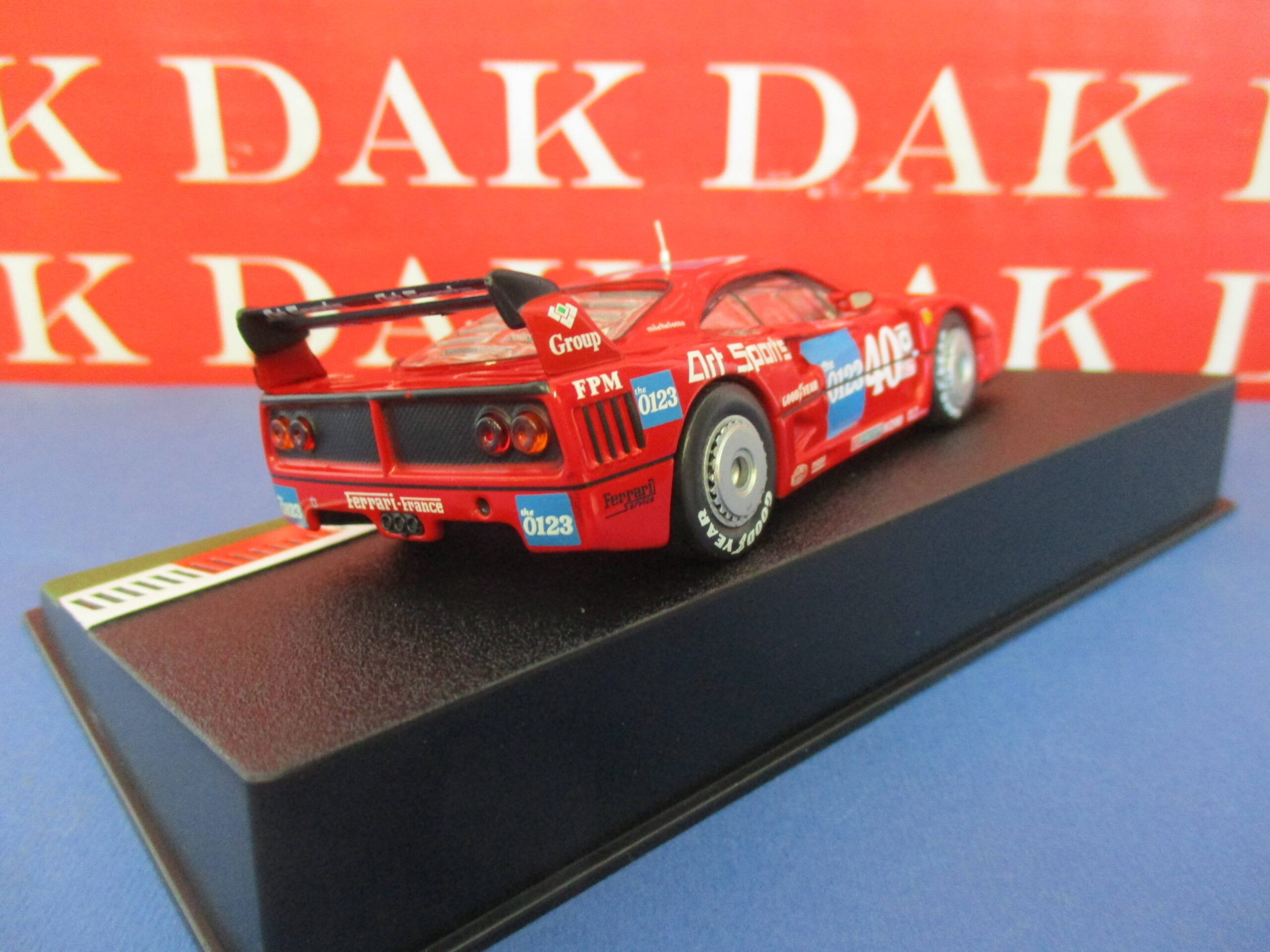 Die cast 1/43 Modellino Auto Ferrari F40 Competizione N40 IMNSA GTO 1990