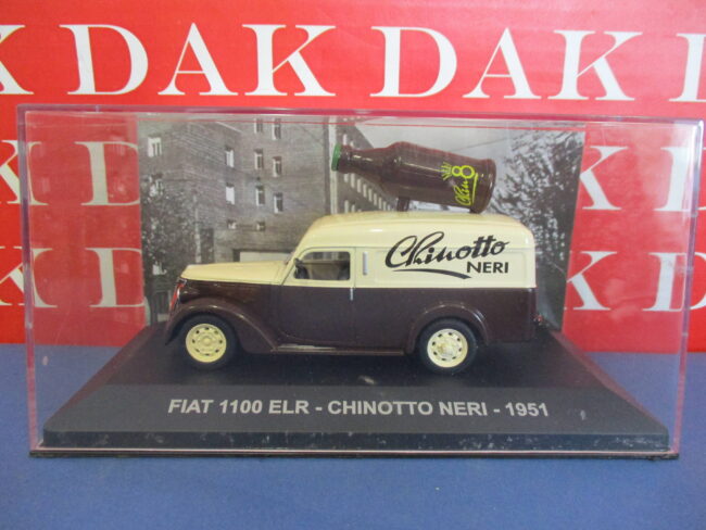 Die cast 1/43 Modellino Furgone Pubblicitario Fiat 1100 ELR Chinotto Neri 1951 - immagine 4