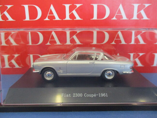 Die cast 1/43 Modellino Auto Fiat 2300 Coupe 1961 grigio acciaio by Starline - immagine 4