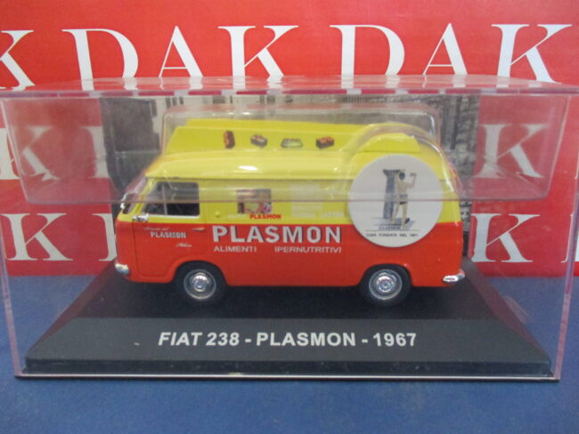 Die cast 1/43 Modellino Furgone Pubblicitario Fiat 238 Plasmon 1967 - immagine 4