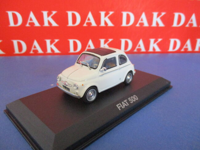 Die cast 1/43 Modellino Auto Fiat 500 1961 bianca - immagine 2