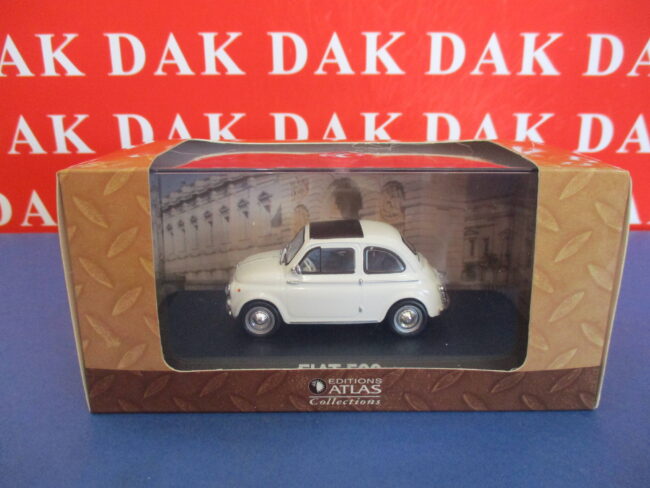 Die cast 1/43 Modellino Auto Fiat 500 1961 bianca - immagine 5