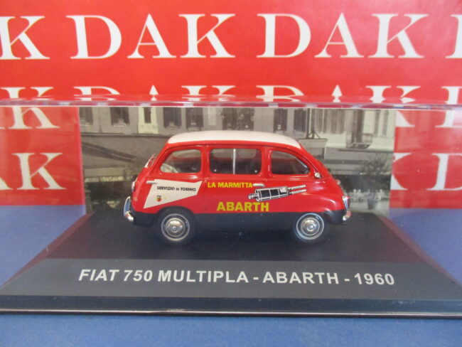 Die cast 1/43 Modellino Auto Pubblicitaria Fiat 750 Multipla Abarth 1960 - immagine 4