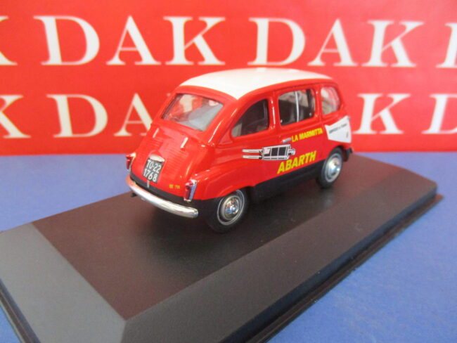 Die cast 1/43 Modellino Auto Pubblicitaria Fiat 750 Multipla Abarth 1960 - immagine 3