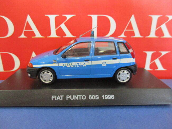 Die cast 1/43 Modellino Auto Polizia Police Fiat Punto 60S 1996 - immagine 2