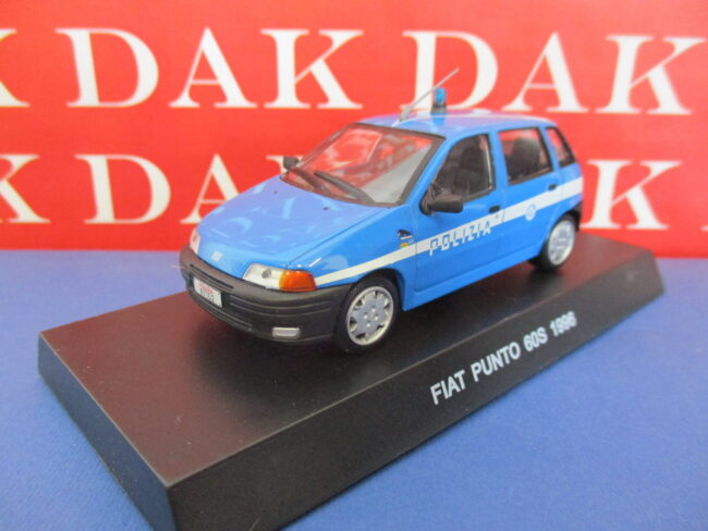 Die cast 1/43 Modellino Auto Polizia Police Fiat Punto 60S 1996