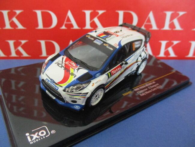 Die cast 1/43 Modellino Auto Ford Fiesta RS WRC Rally Monte Carlo 2012 Delecour - immagine 2