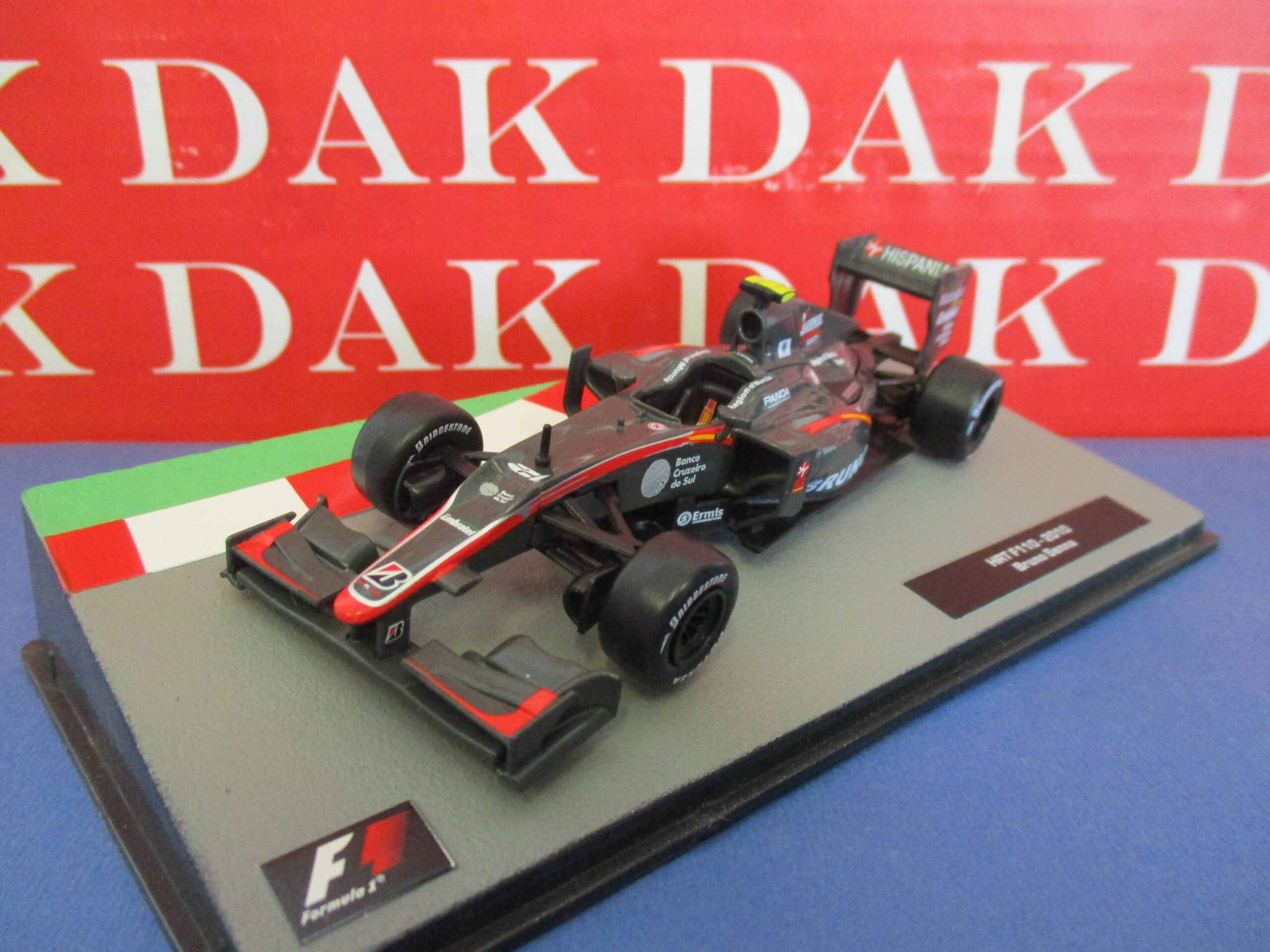 Die Cast 1/43 Modellino Auto F1 HRT F110 2010 B.Senna - Dak Mantova Sas