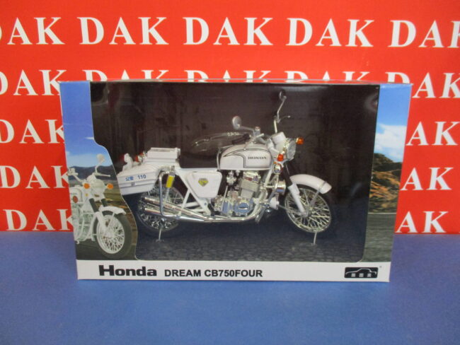 Die cast 1/12 Modellino Moto Honda CB 750 Four Police by Joy City - immagine 4