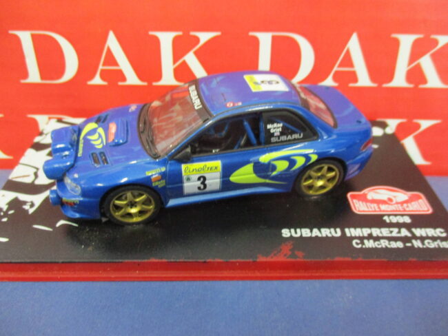 Die cast 1/43 Modellino Auto Subaru WRC RMC 1998 NO ANTENNA NO SPOILER NO BOX - immagine 2