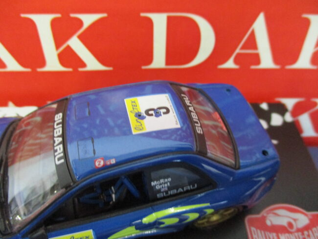 Die cast 1/43 Modellino Auto Subaru WRC RMC 1998 NO ANTENNA NO SPOILER NO BOX