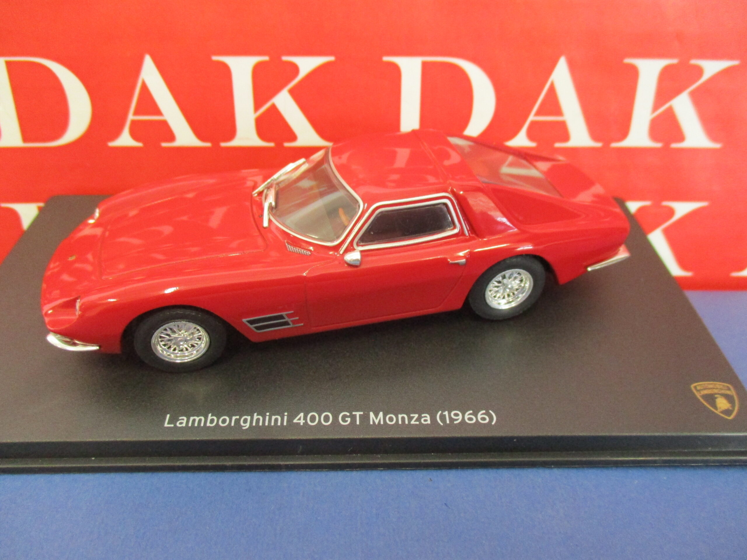 Die cast 143 Lamborghini 400 GT Monza 1966 by Ixo - Dak Mantova sas