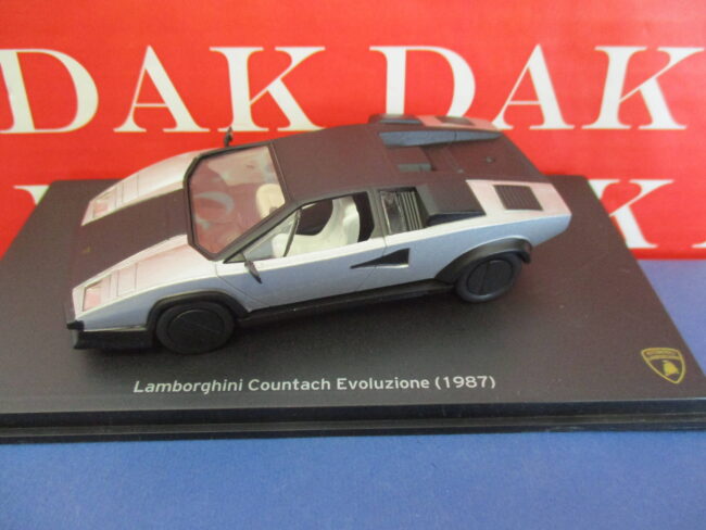 Die cast 1/43 Modellino Auto Lamborghini Countach Evoluzione 1987