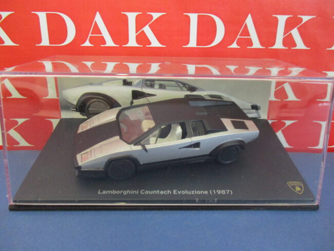 Die cast 1/43 Modellino Auto Lamborghini Countach Evoluzione 1987 - immagine 4