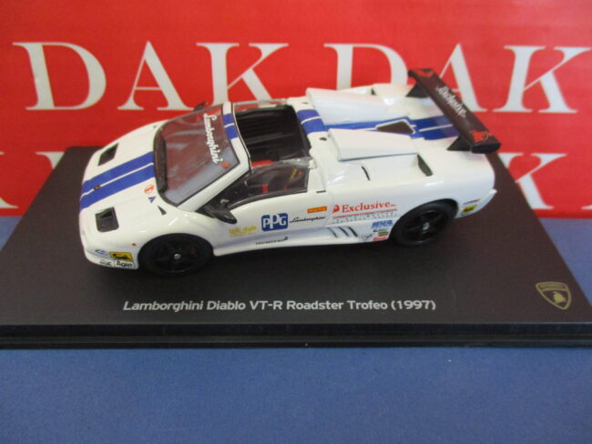 Die cast 1/43 Modellino Auto Lamborghini Diablo VT-R Roadster Trofeo 1997