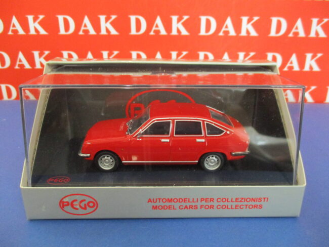 Die cast 1/43 Modellino Auto Lancia Beta Berlina 1 Serie 1972 Red by Pego - immagine 5