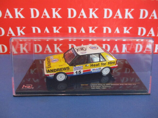 Die cast 1/43 Modellino Auto Lancia Delta HF 4WD N15 Andrews RAC Rally 1987 - immagine 4