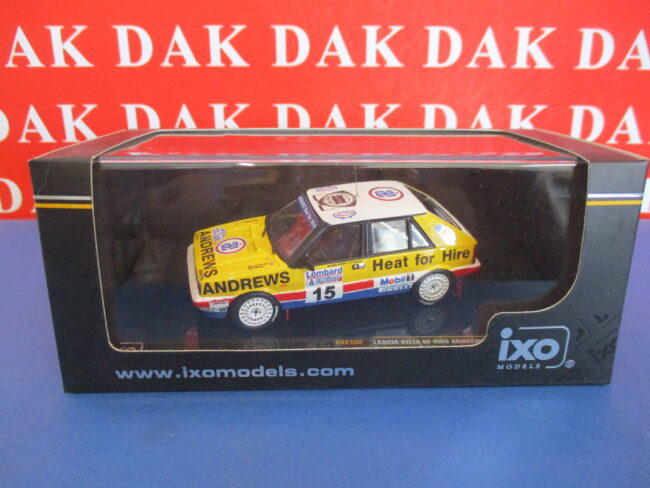 Die cast 1/43 Modellino Auto Lancia Delta HF 4WD N15 Andrews RAC Rally 1987 - immagine 5